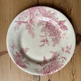 Mismatched series of 4 old “Terre de fer” flat plates