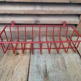 Sponge soap holder support Metal red