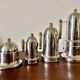Vev Vigano Kontessa espresso set or 24 carats, Italy