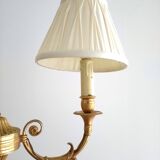 Brass floor lamp