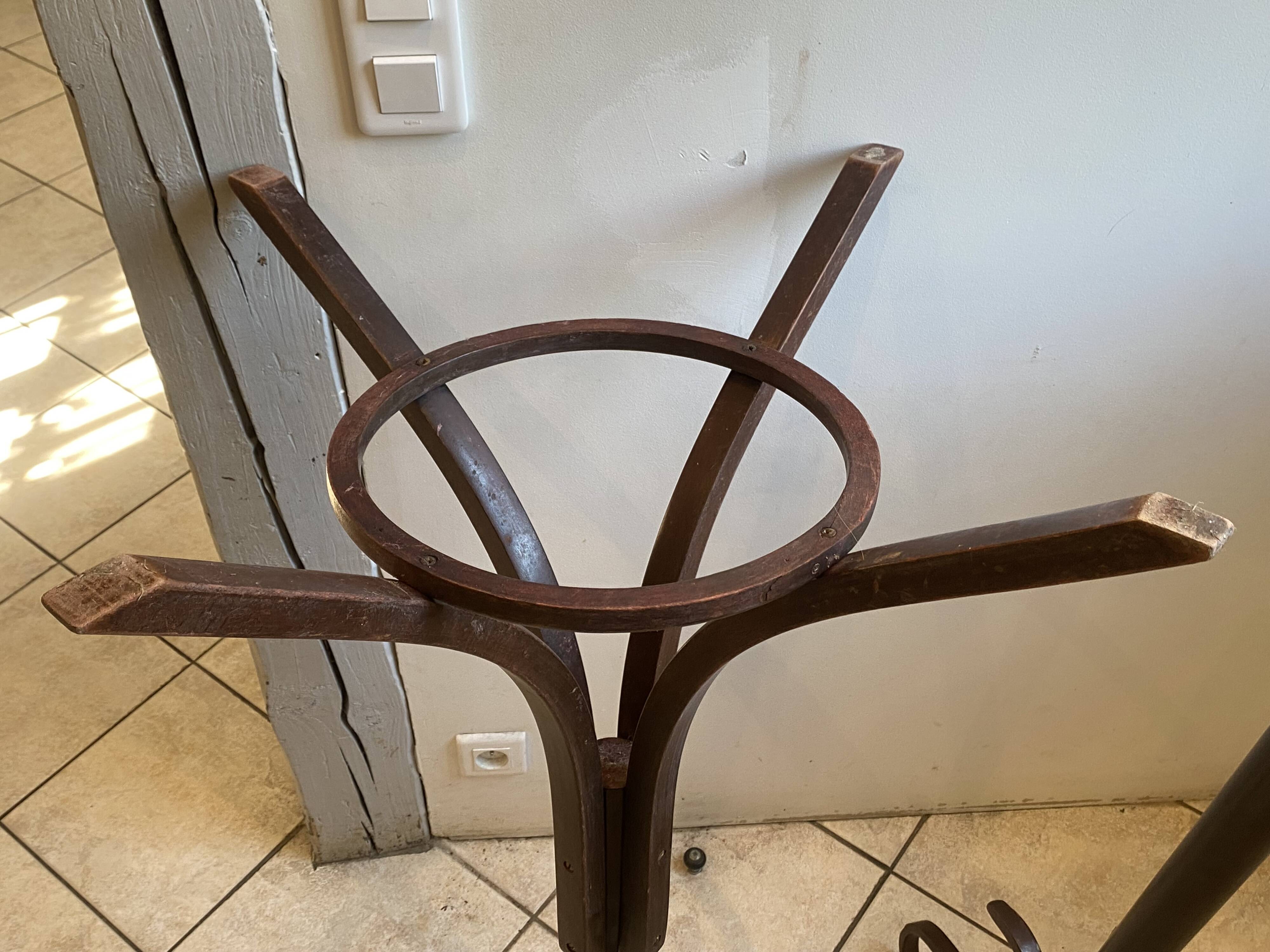 Porte manteau perroquet pivotant style bistrot 1960