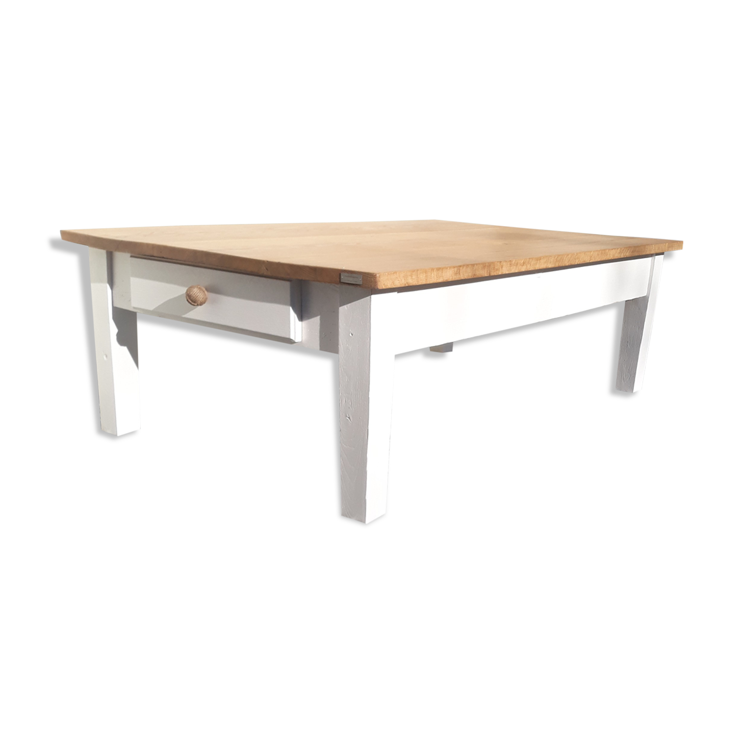 Solid oak farm coffee table