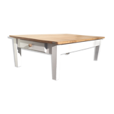 Table basse de ferme en chêne massif