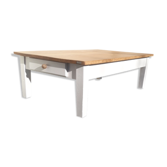 Solid oak farm coffee table