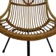 Tripod Rattan easy chair by Dirk van Sliedregt Rohe Noordwolde 1960 in the Netherlands