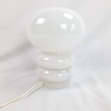 Lampe verre 70s vintage space age art déco