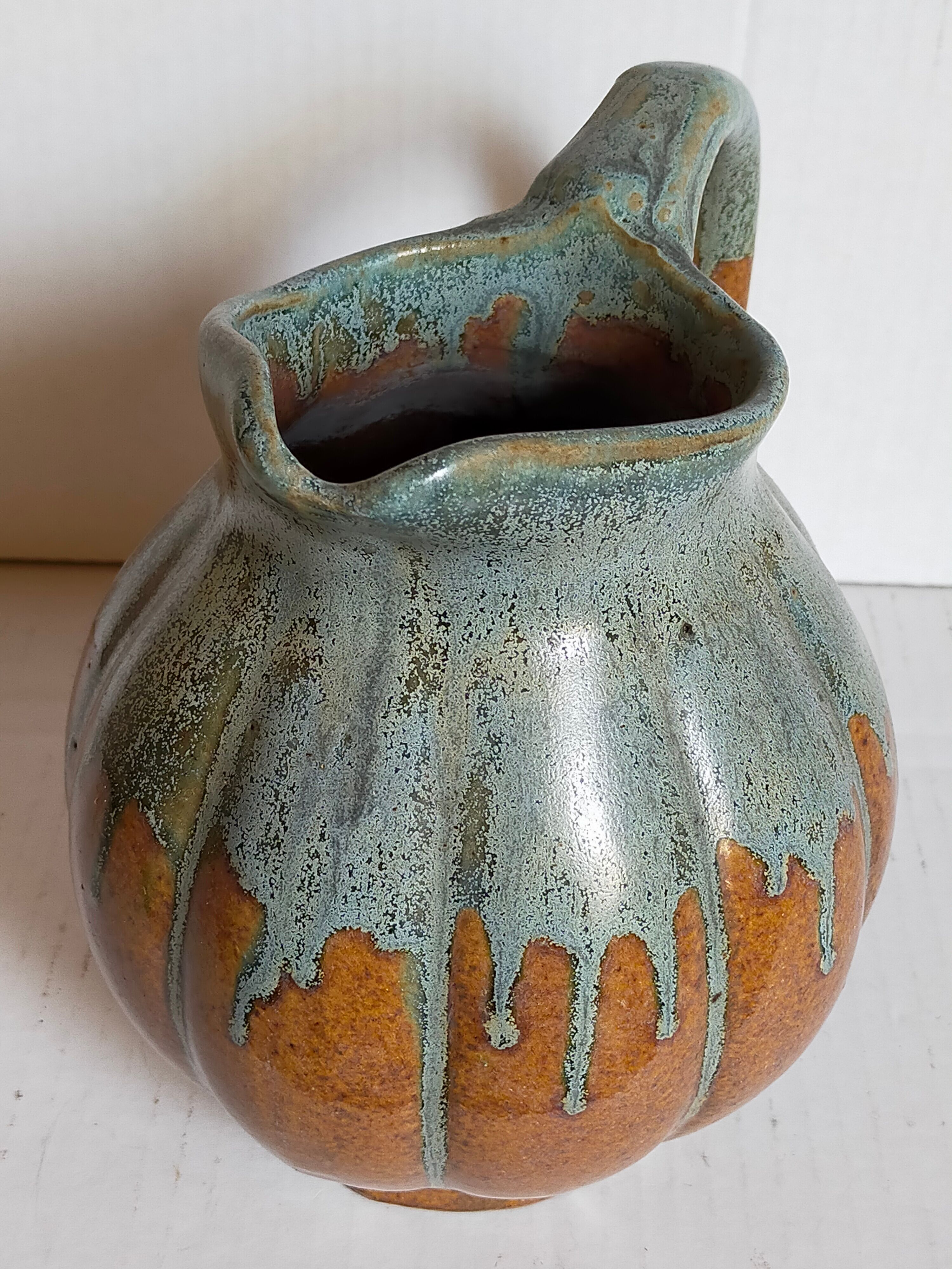 Pichet en grès émaillé Art-nouveau début XXème