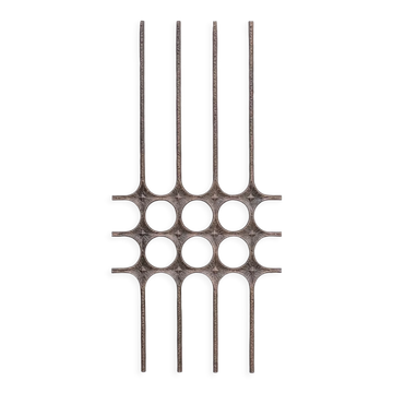 Brutalist metal mid-century wall hanging or decorative artwork (no.2)