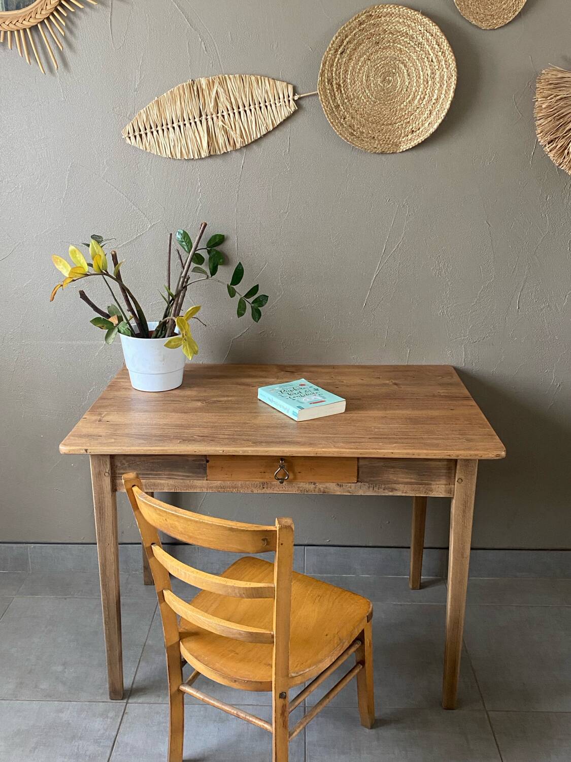 Vintage oak desk