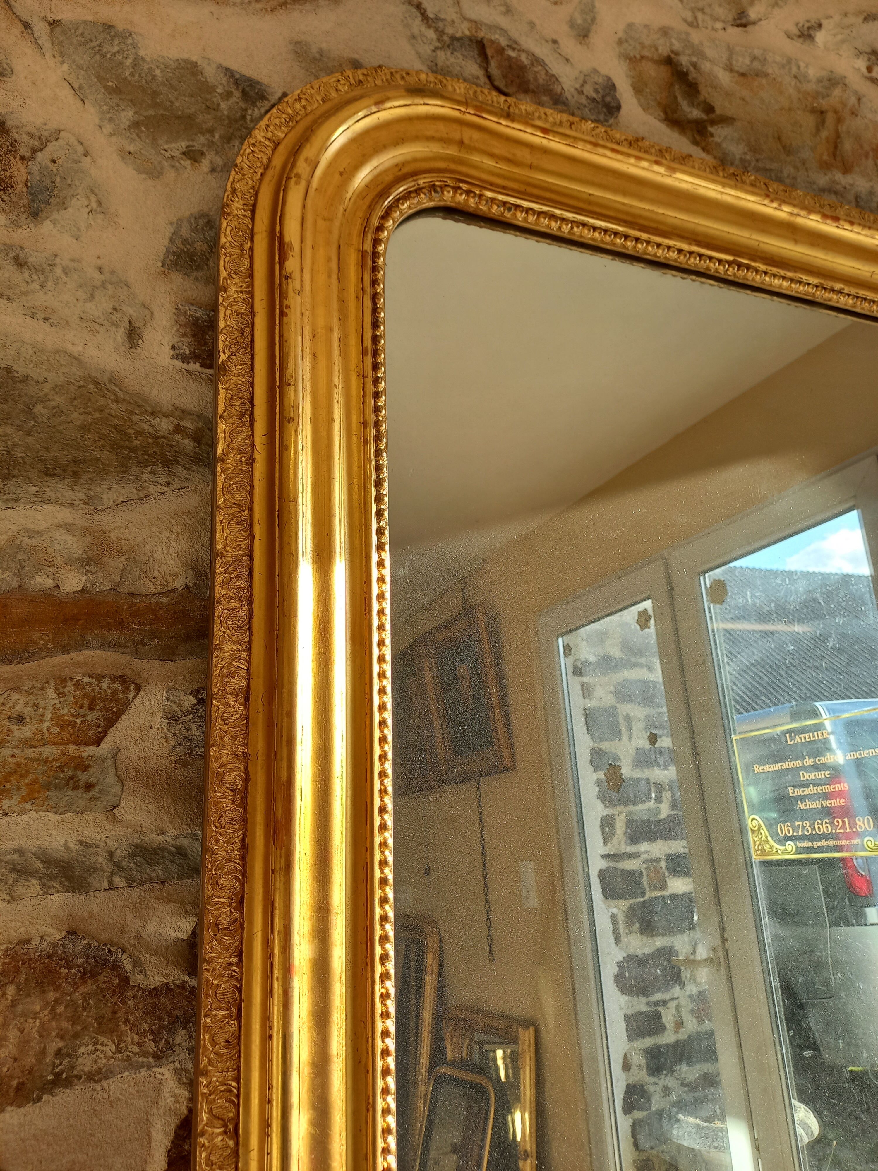 Miroir époque Louis Philippe 197 x 133