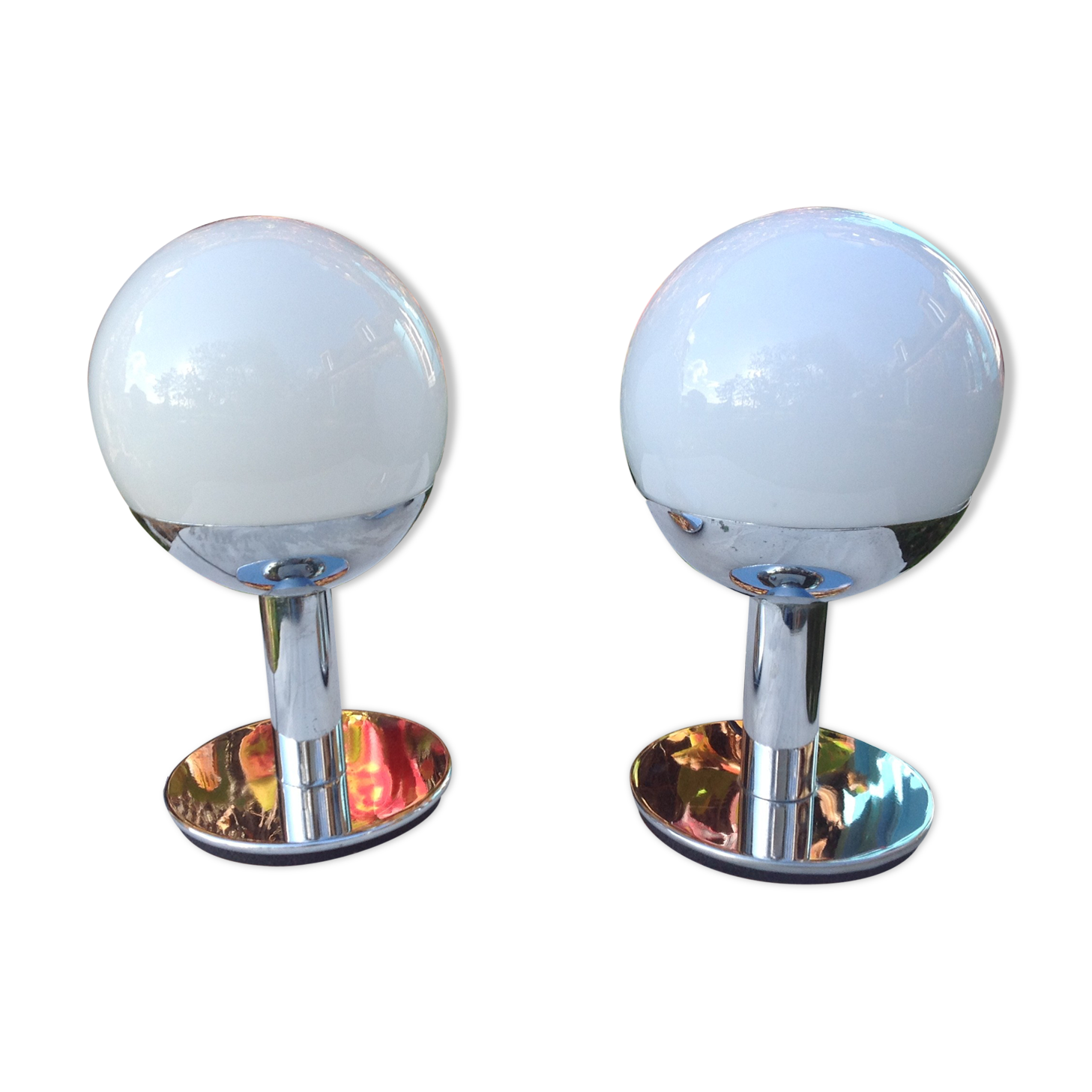 Paire de lampes, années 1970