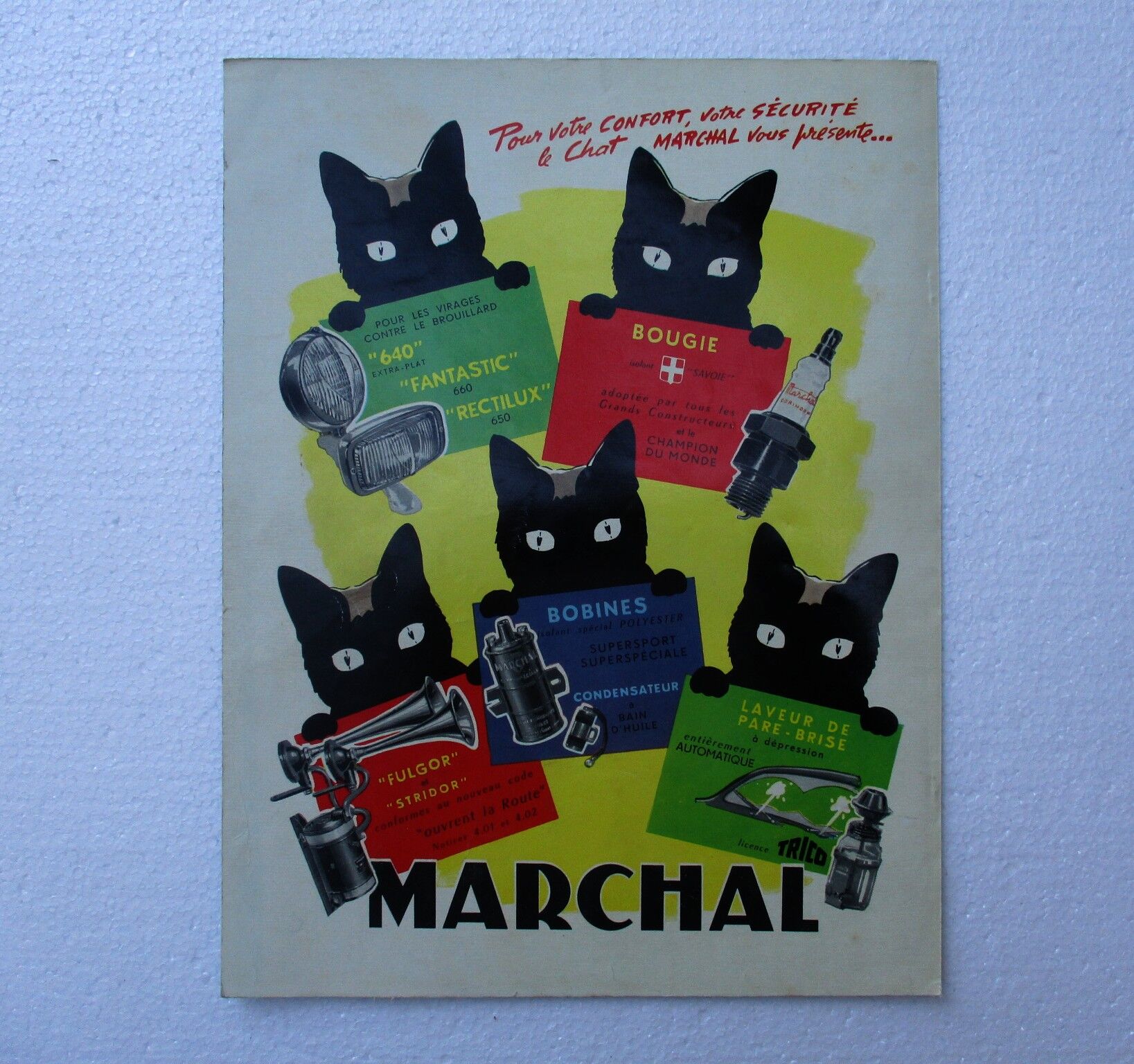 Old advertisements Marchal -et Cie Gle Transatlantique - 50s