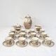 English coffee service for 12 people, “The Friendly Village” Johnson Bros 1960
