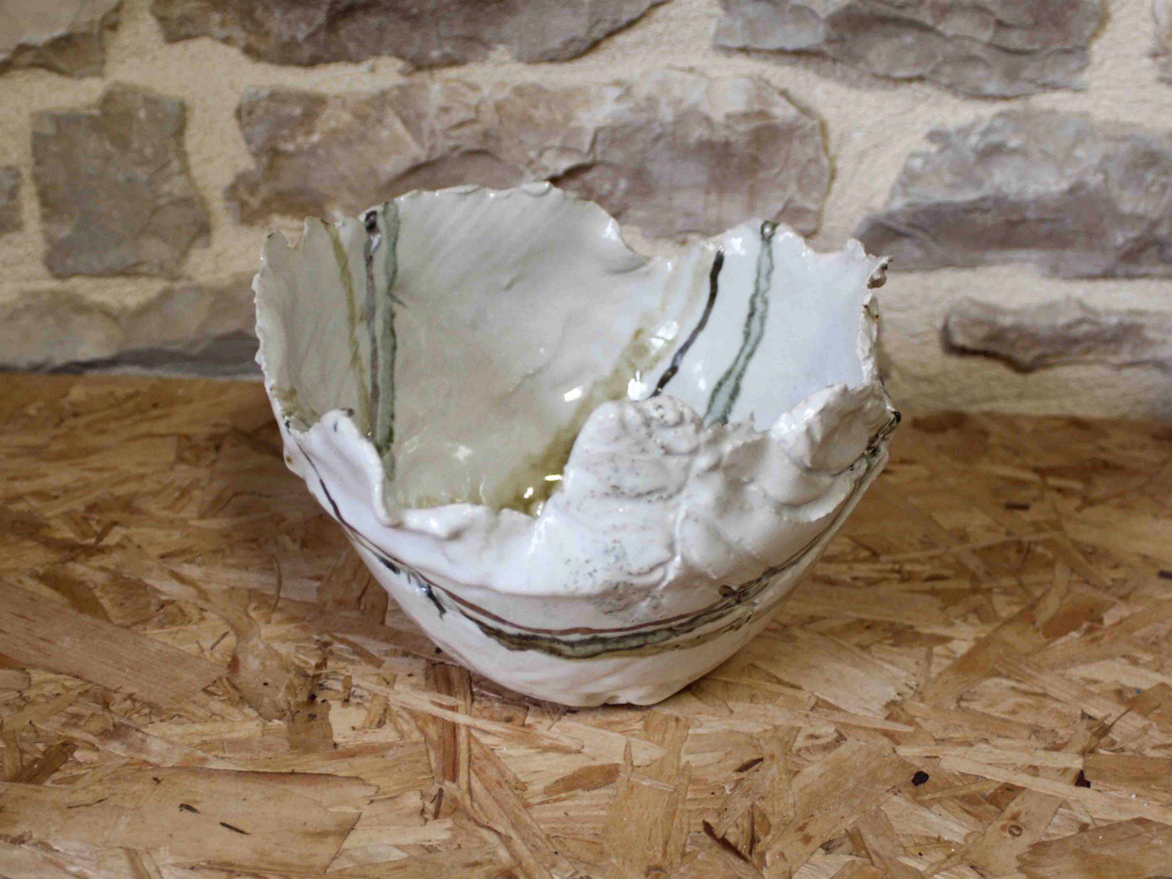 Céline and Fabien Badal glazed ceramic bowl