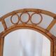 Miroir bambou vintage