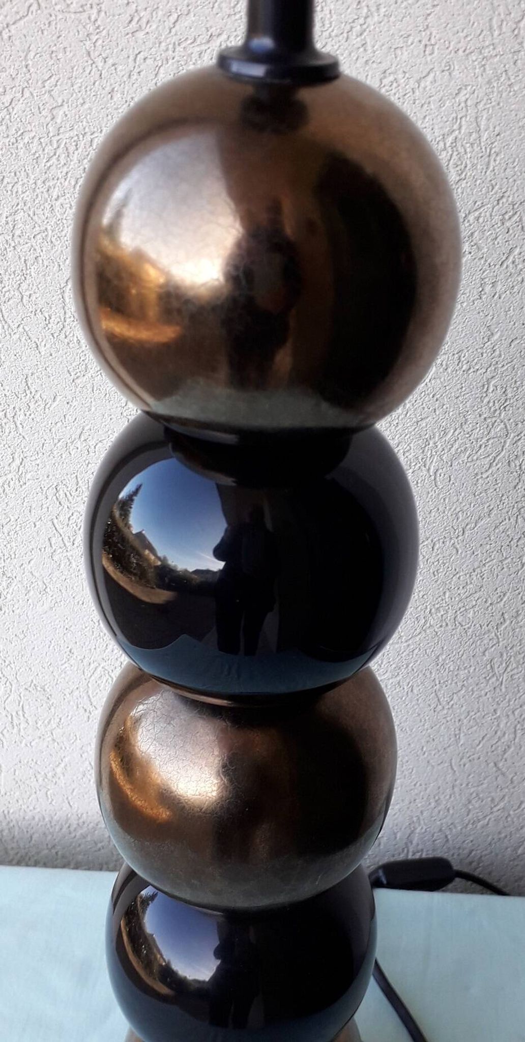 Pied de lampe en céramique