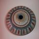 Vase boule en grès vintage signé Kamini