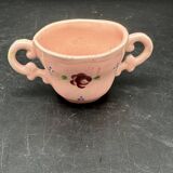 Pink ceramic dinner service with small flower patterns – 1224b7