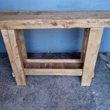 Brutalist console 120 cm solid wood