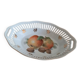 Corbeille en porcelaine ajourée
