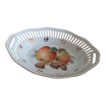 Corbeille en porcelaine ajourée