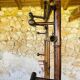 Vintage bamboo entrance hall with mirror circa 1920's
