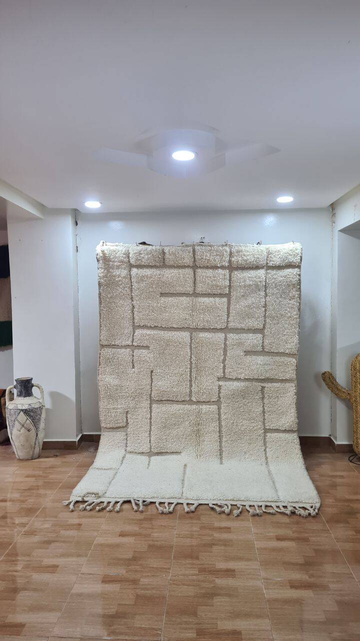 Handmade Berber wool rug 250x150 cm