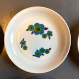 Assiettes creuses vintage Arcopal Lotus