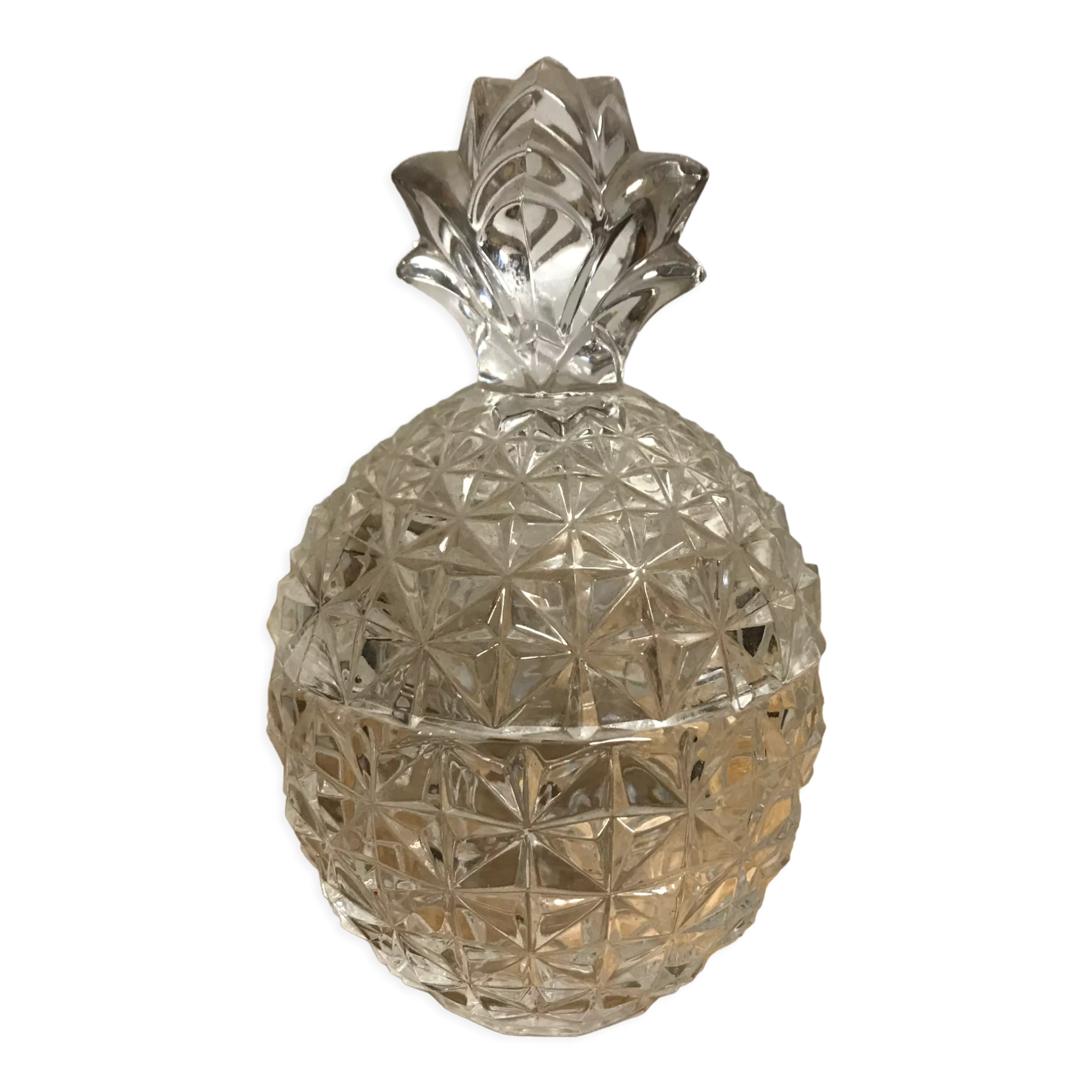 Vintage pressed glass pineapple sweetener