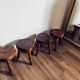 Set of 4 low stools