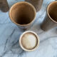 Vintage drink service in pyrite stoneware – Claude Passy (Vallauris) –