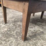 1m19x53 cm old rustic farmhouse coffee table