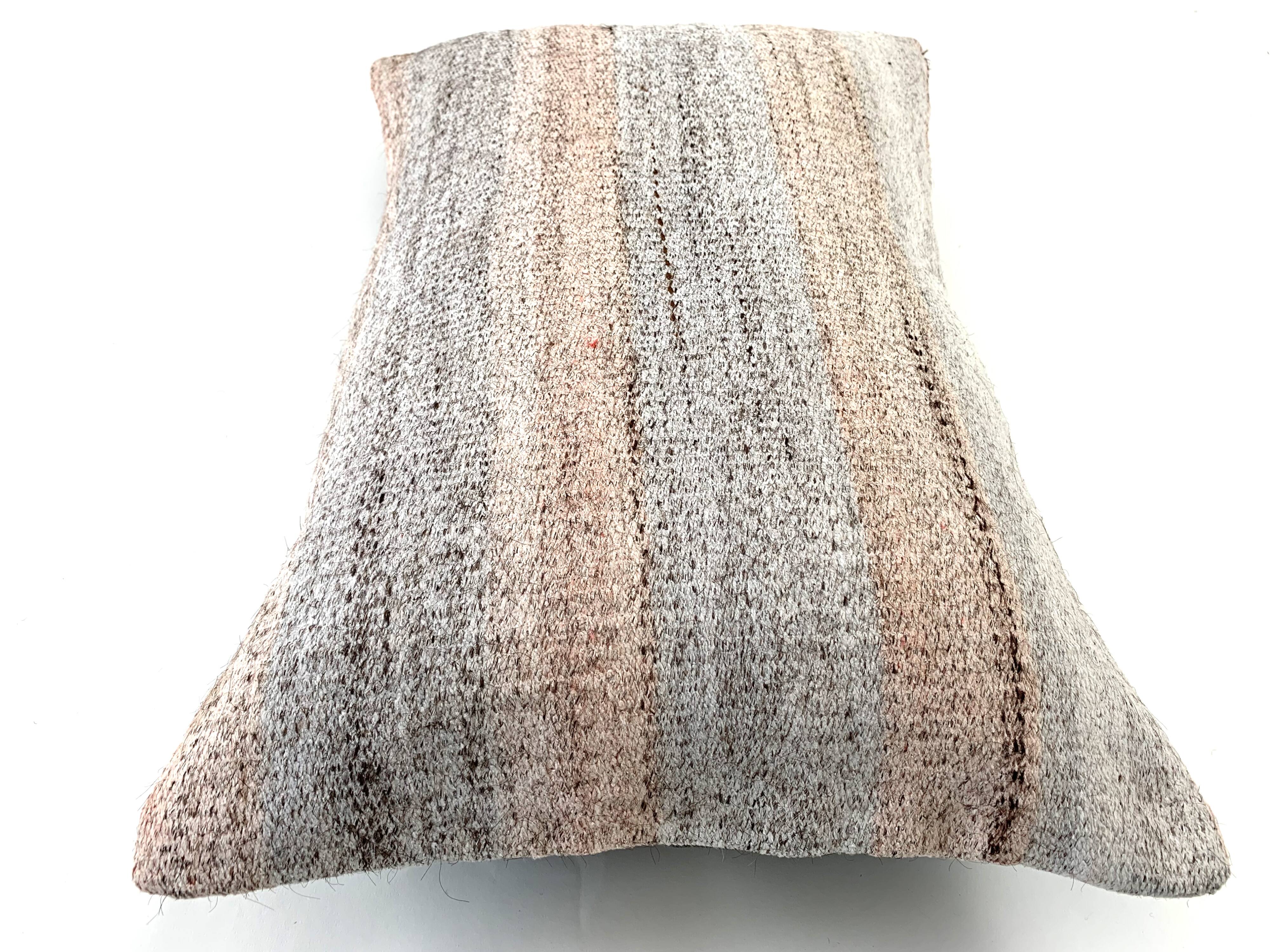 Vintage turkish handmade kilim cushion cover 40x60 cm