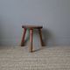 Handmade tripod milking stool plant holder Scandinavian countryside decoration folk art