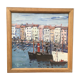 Port of marseille, oil on panel signed. 43x45cm