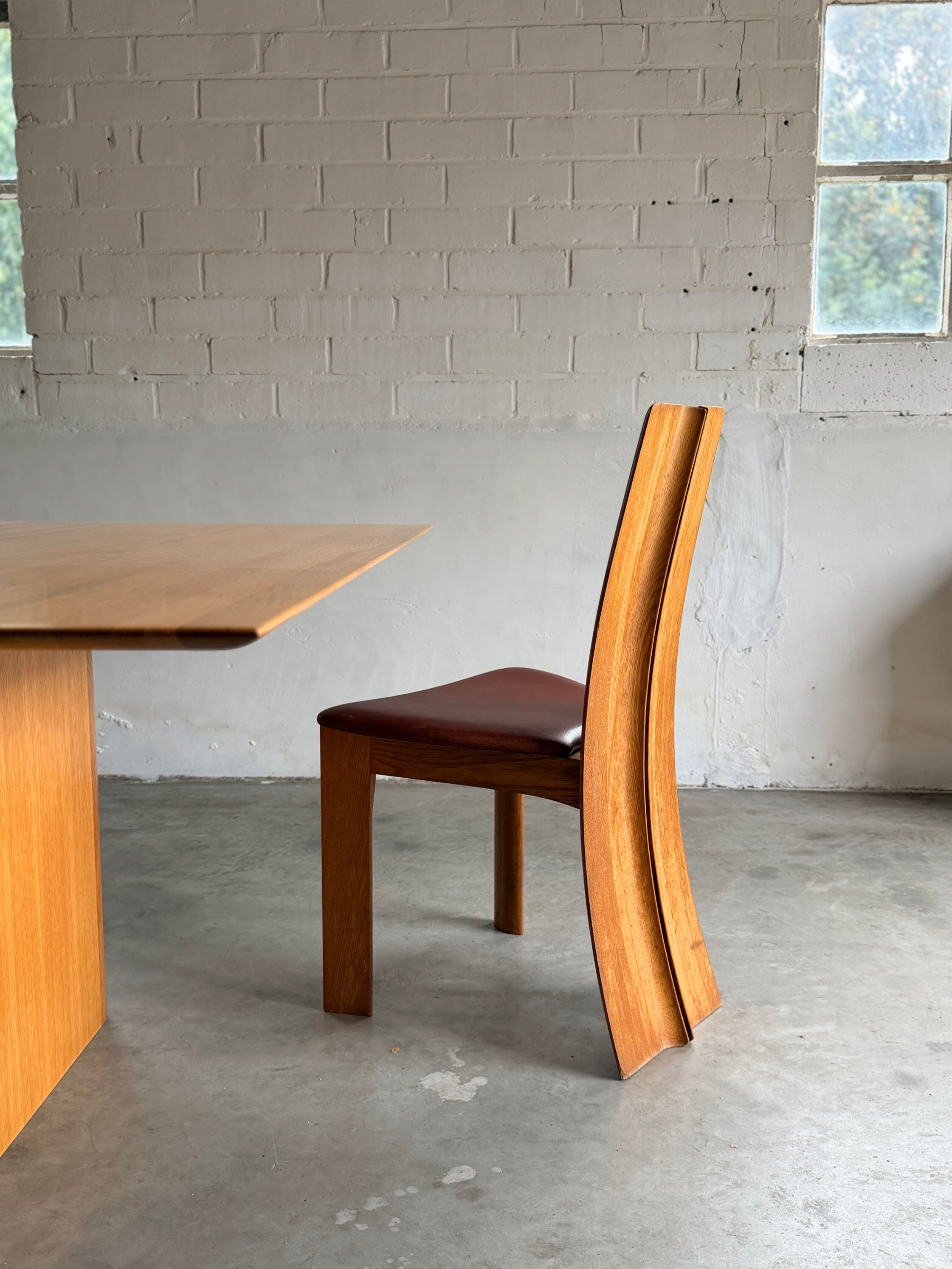 6 chaises à manger 'Orchid', Dries Van den Berghe, VDB -Pauvers, Belgique, 1985