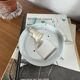 Round wall light ceiling fixture transparent glass vintage antique lamp