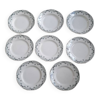 Lot d assiettes terre de fer Blériot