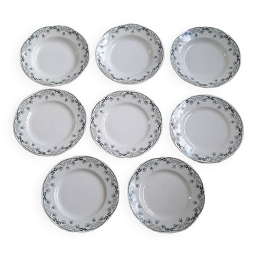 Lot d assiettes terre de fer Blériot