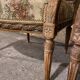 Pair of antique carved wooden armchairs