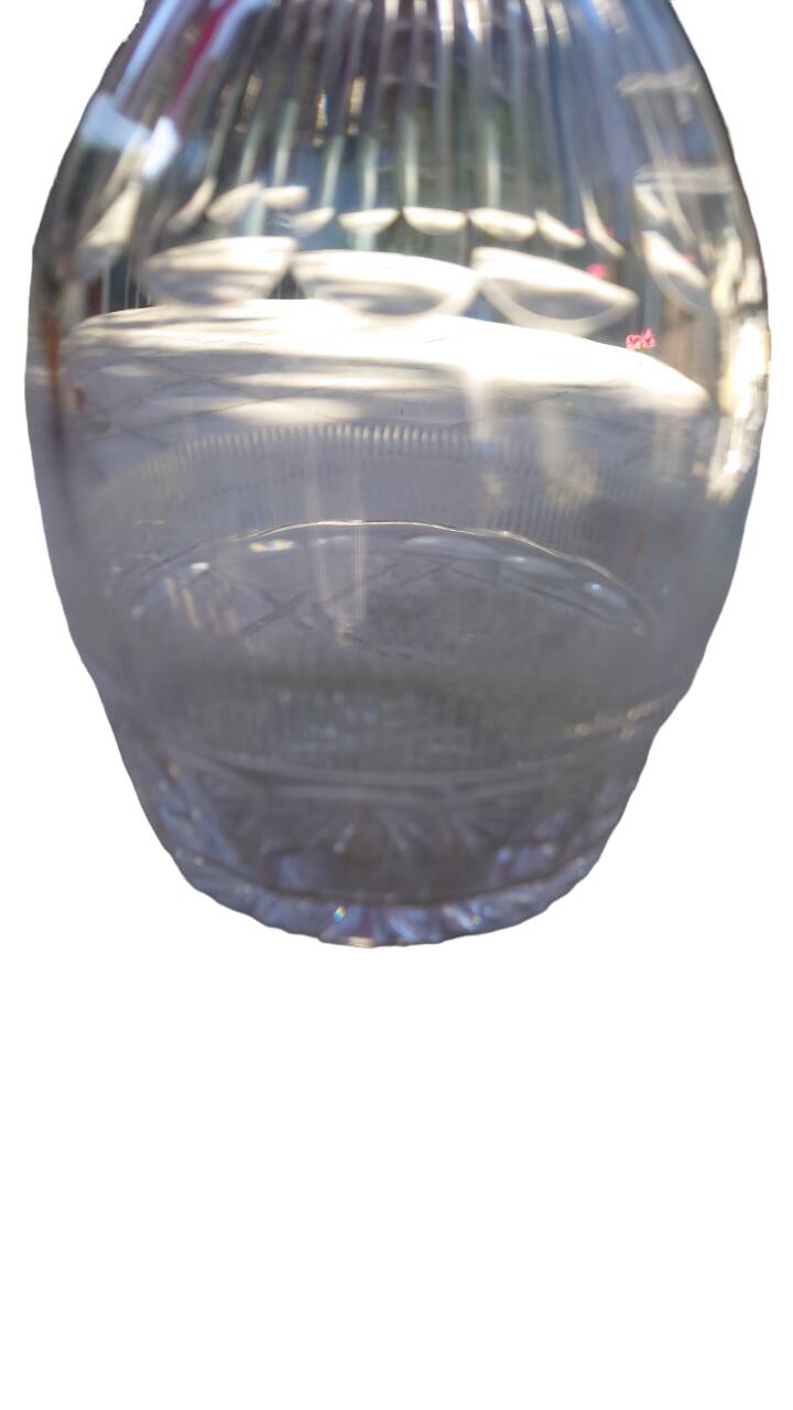 Napoleon III crystal wine carafe