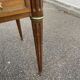 Louis XVI desk in solid wood and leather from the 20th century.