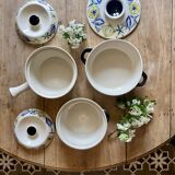 Set of 3 vintage serving dishes from the Flamingo series by Stavangerflint