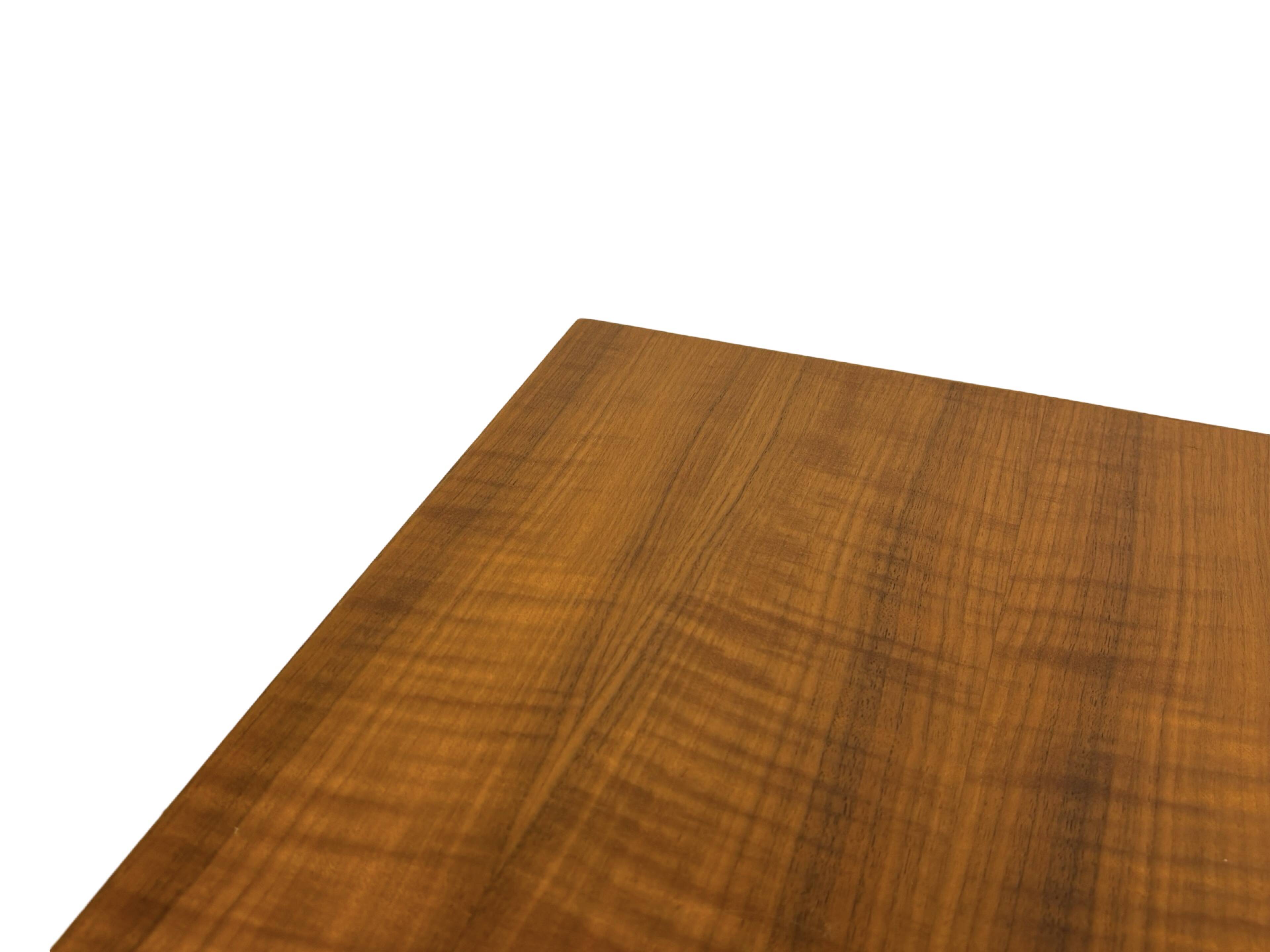 Table basse vintage compacte en palissandre design années 70