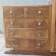 Art Deco buffet bar in walnut burl.