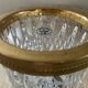 Vintage vase in chiseled Bohemian crystal from the 70s