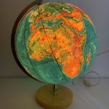 Grand globe vintage 1970 terrestre pvc jro verlag - 44 cm