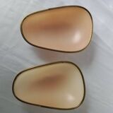 50s wall lights in expanded metal