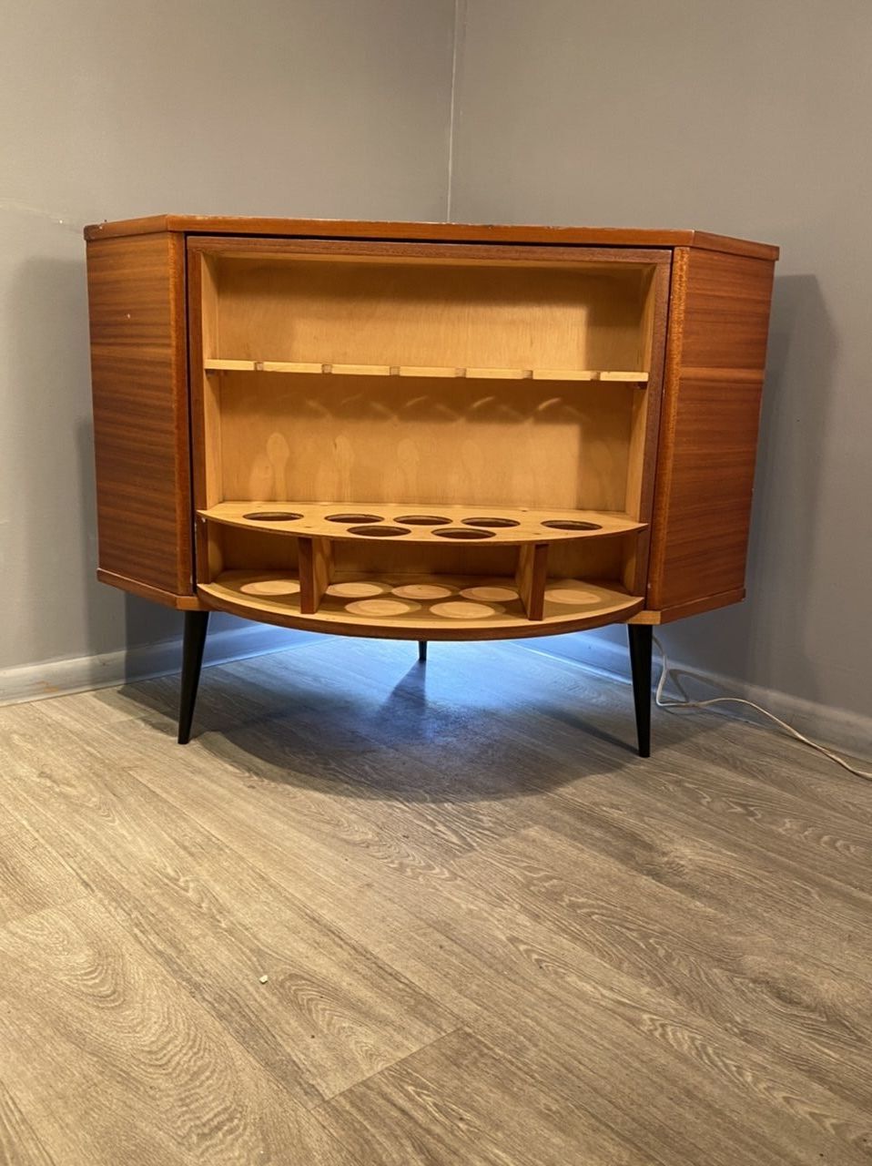 Vintage Swivel Corner Bar 1960s