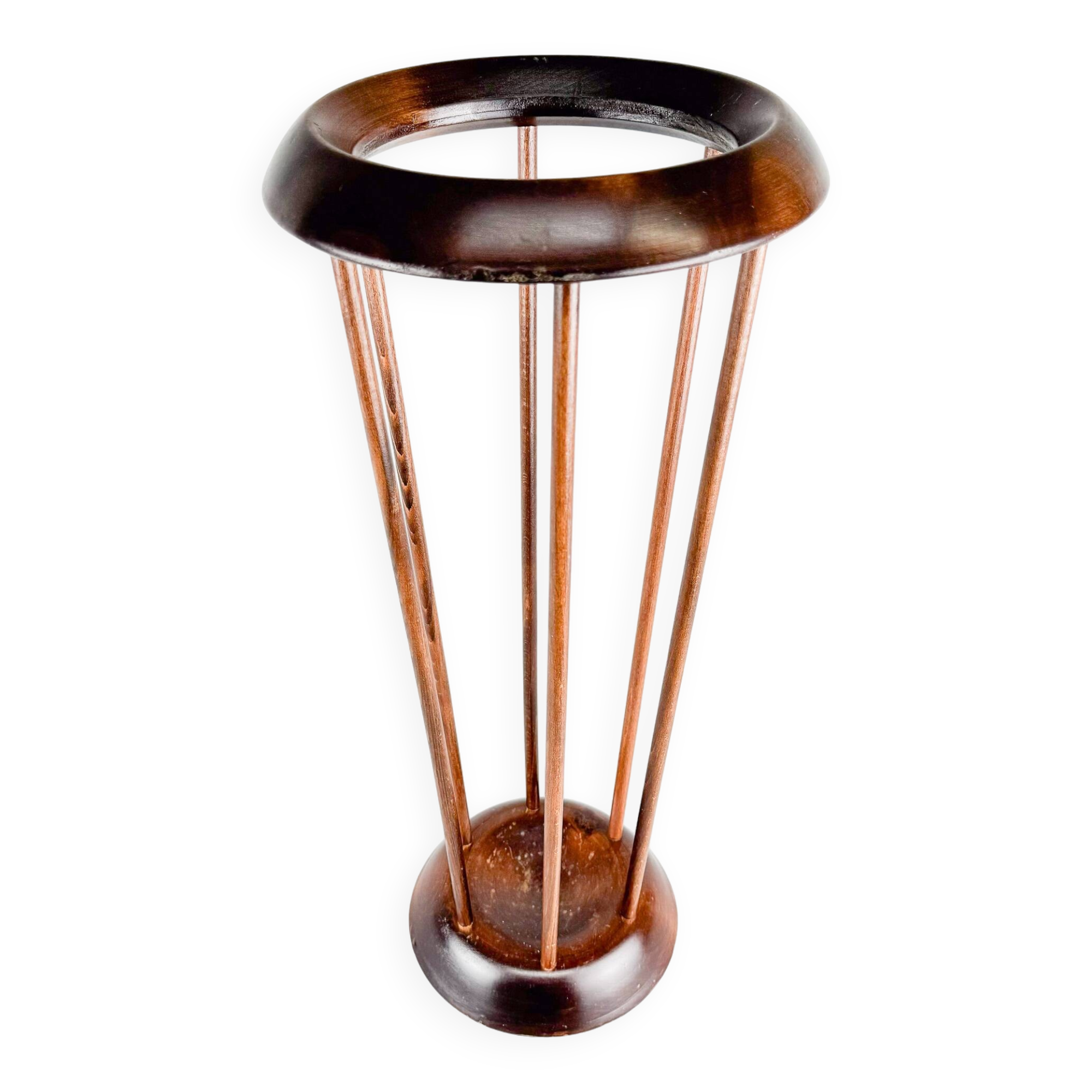 Porte-parapluies en bois Art Déco